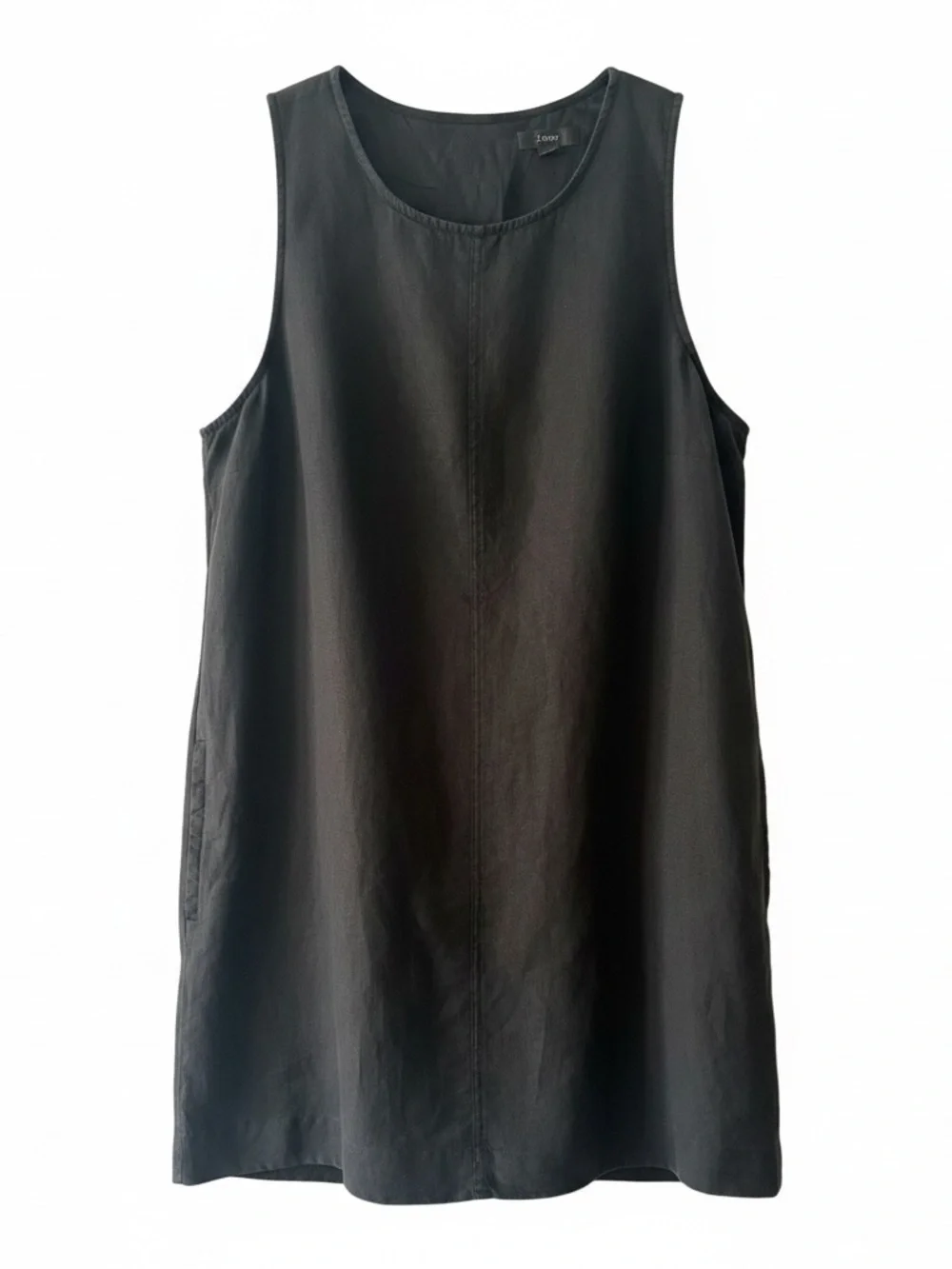 J. Crew Button-Back Linen Shift Dress Size XL